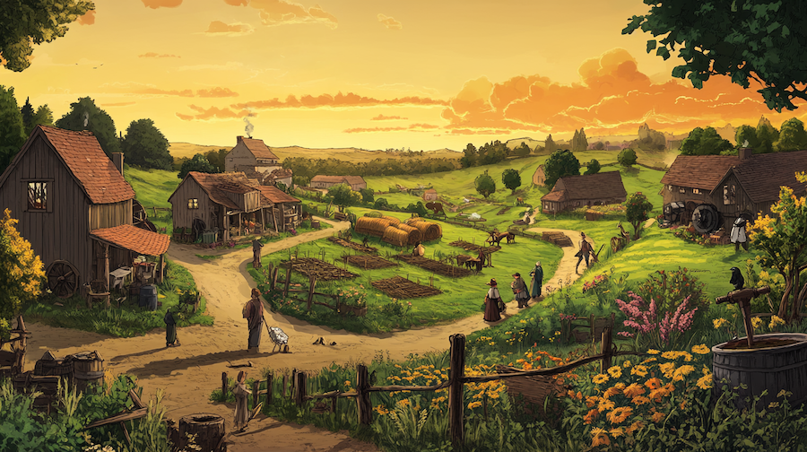 Distributism illustration